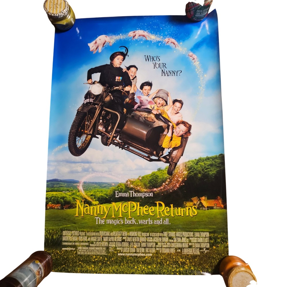Nanny McPhee Returns 2010‎ Original Advance Movie Poster 27x40 Emma Thompson D/S